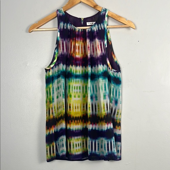 Trina Turk Bella Tie Dye Silk Tank Size XS - Picture 2 of 10